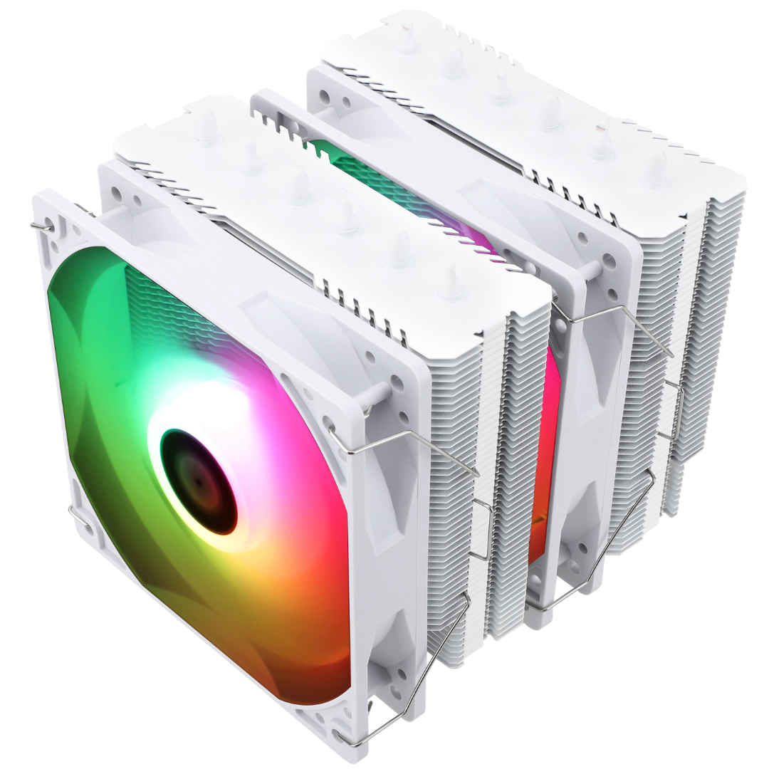 Thermalright Peerless Assassin 120 SE White ARGB Dual Towers Heatsink CPU Cooler for Intel and AMD - 814256004480