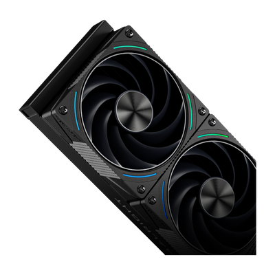 Thermalright Rainbow Vision 360 Turbo ARGB 360mm Aio Cooler 60HZ Curved Screen Black - 814256021746