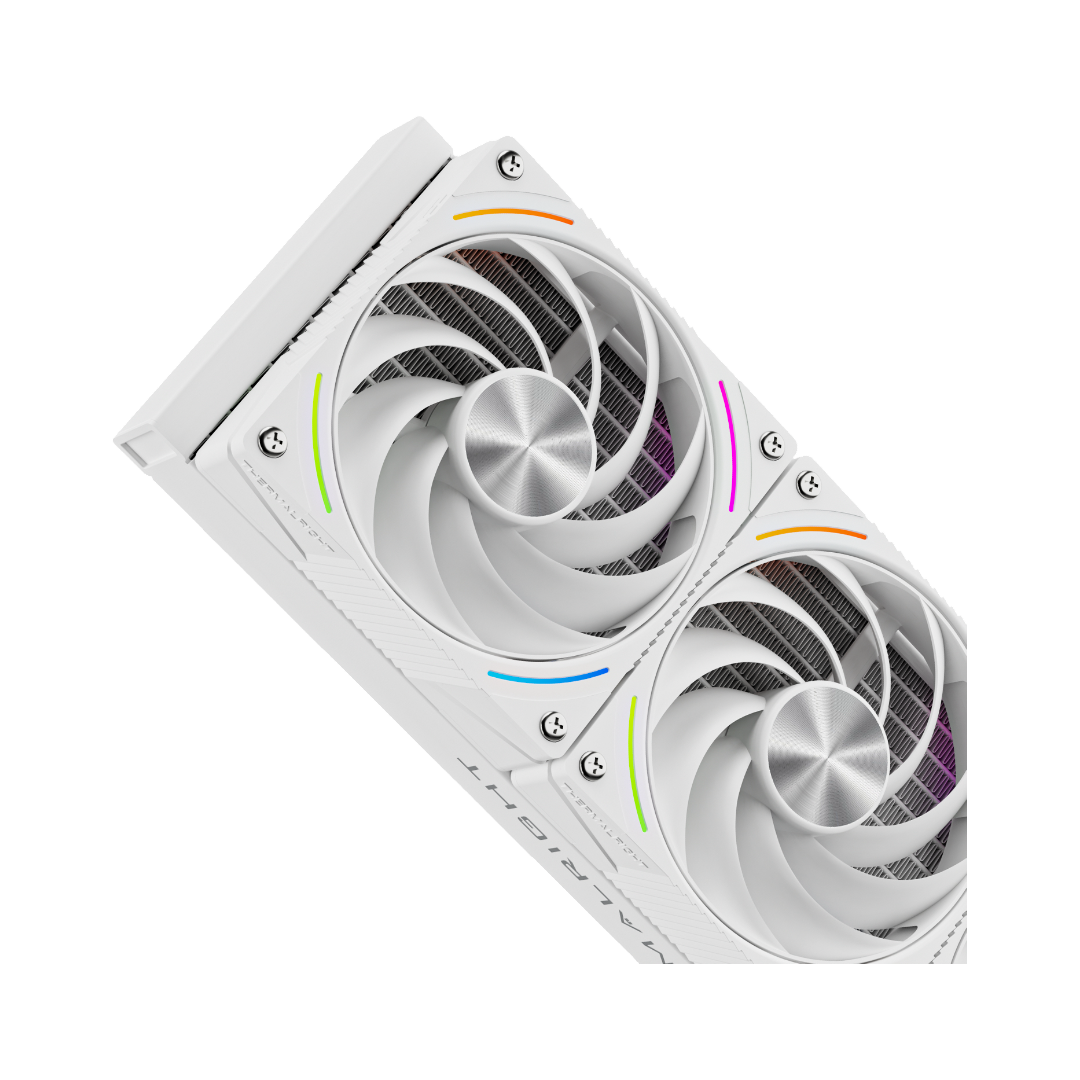 Thermalright Rainbow Vision 360 Turbo ARGB 360mm AIO Cooler 60HZ Curved Screen White - 814256021753