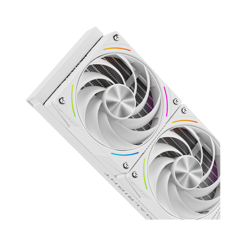 Thermalright Rainbow Vision 360 Turbo ARGB 360mm AIO Cooler 60HZ Curved Screen White - 814256021753