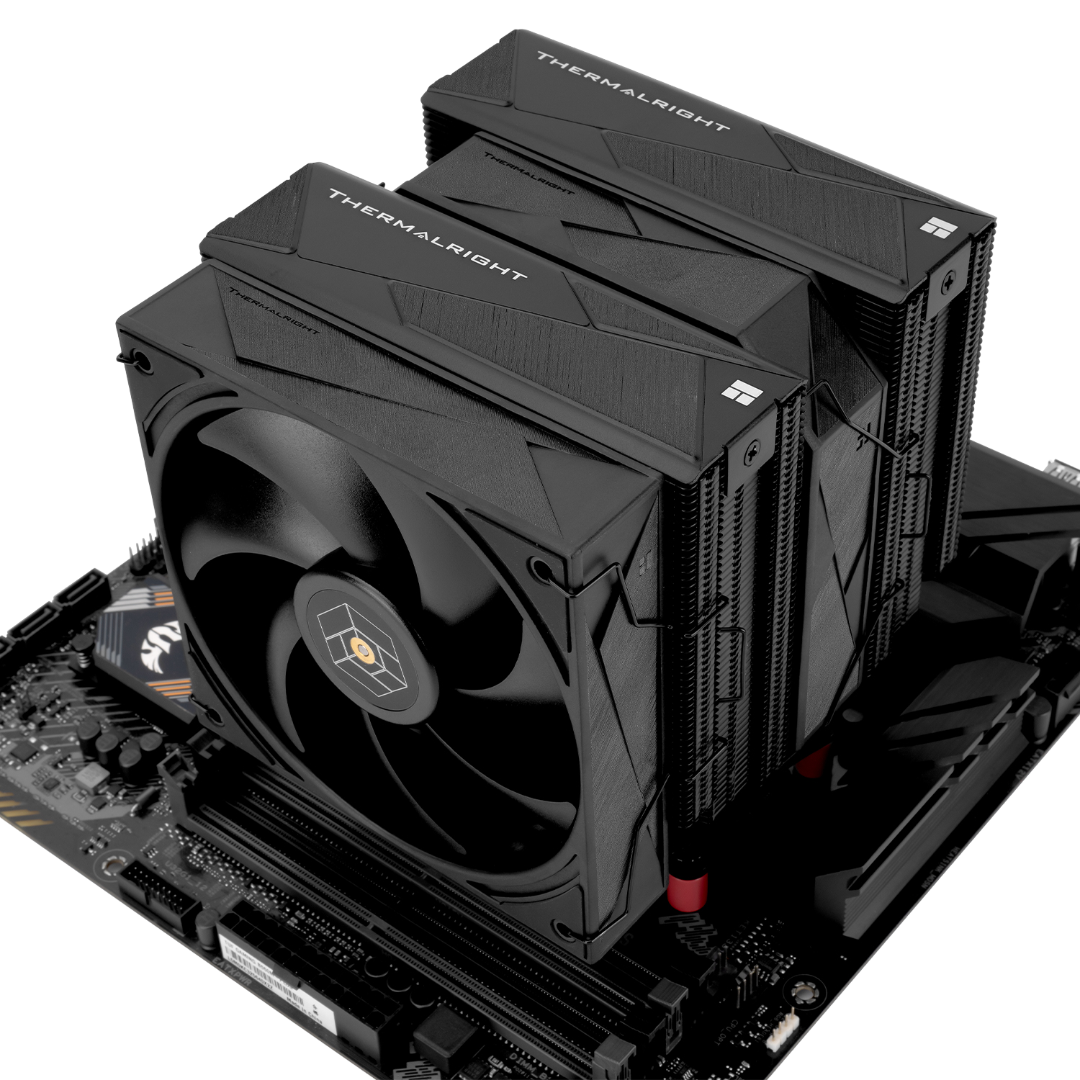Thermalright Royal Pretor 130 CPU Air Cooler Dual PWM Fans Black - 814256018258