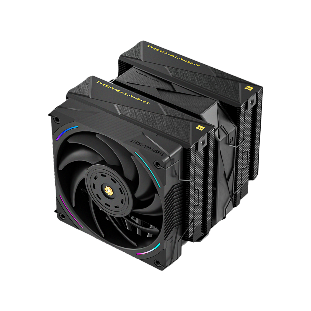 Thermalright Royal Pretor 130 Ultra Dual Towers and Dual PWM Fans CPU Cooler Black - 814256018272