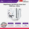 Thermalright Royal Pretor 130 CPU Air Cooler Dual PWM Fans White - 814256018265