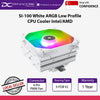 Thermalright SI-100 White ARGB Low Profile CPU Cooler Intel/AMD - 814256005395