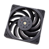 Thermalright TL-B12 120mm 4-Pin PWM Performance Case Fan Black - 814256003162