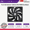 Thermalright TL-C12C Extrem 120mm CPU PWM Fan Black - 814256018982