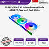 Thermalright TL-M12QRW-S X3 120mm Reverse Blade ARGB PC Case Fan 3 Pack White - 814256022262