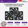 Thermalright TL-S12R ARGB 120mm Reverse Fan CPU Cooler 3 Pack Fans Black - 814256018326