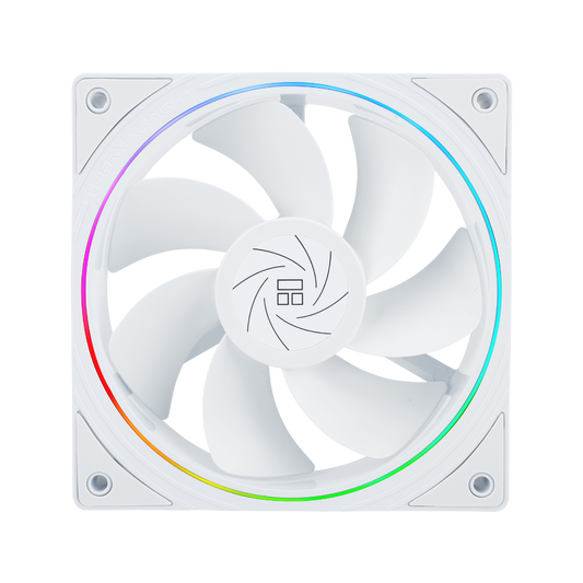 Thermalright TL-S12RW ARGB 120mm Reverse Fan CPU Cooler 3 Pack Fans White - 814256018333