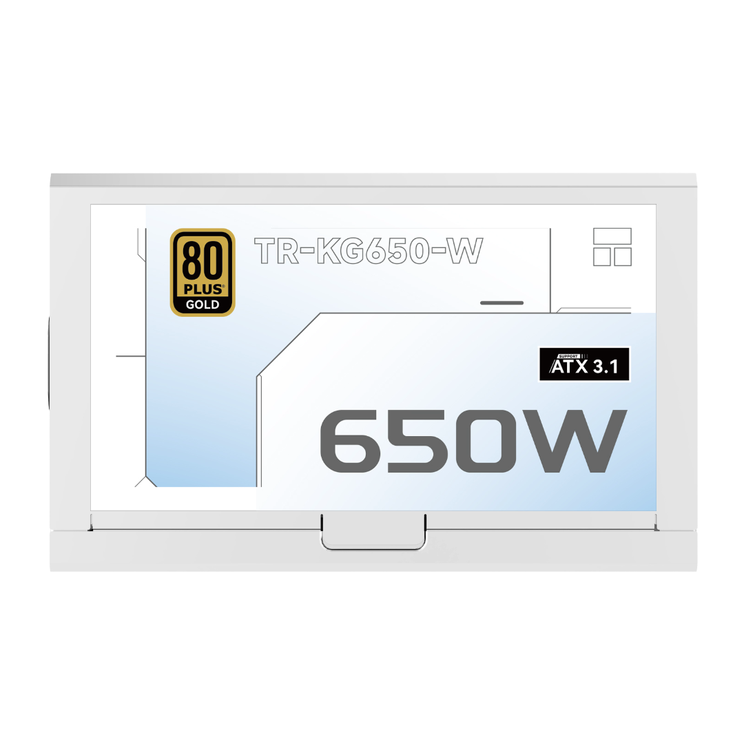 Thermalright TR-KG650W 80 Plus Gold Modular ATX 3.1 Power Supply White - 814256019750
