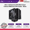 Thermalright Ultra 120 Extreme EVO REV.5 Dual 120mm PWM Fans CPU Cooler Black - 814256002141