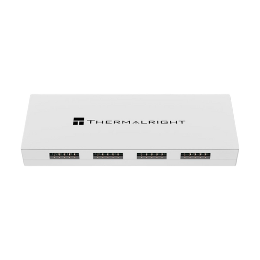 Thermalright Interal USB 2.0 Hub X5 SATA Powered Magnetic Mount White - 814256021654