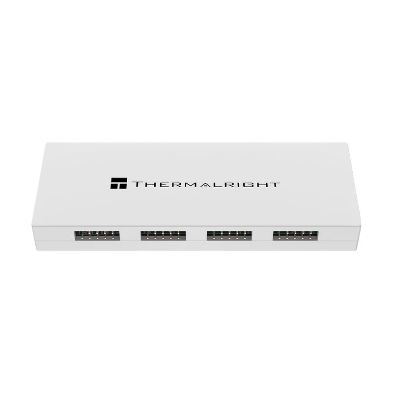 Thermalright Interal USB 2.0 Hub X5 SATA Powered Magnetic Mount White - 814256021654