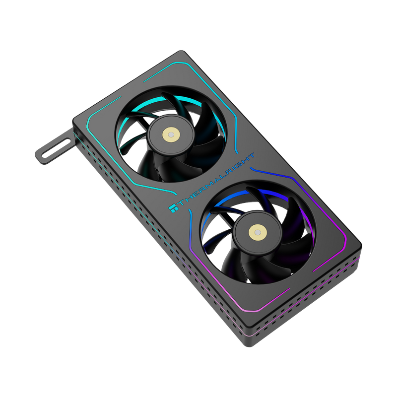 Thermalright MC-2 ARGB RAM Cooler Dual Fan Active Memory Cooler Black - 814256022910