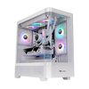 Thermaltake View 290 Tempered Glass ARGB Mid Tower ATX PC Case Snow - CA-11G-00M6WN-00