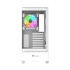 Thermaltake View 290 Tempered Glass ARGB Mid Tower ATX PC Case Snow - CA-11G-00M6WN-00