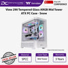 Thermaltake View 290 Tempered Glass ARGB Mid Tower ATX PC Case Snow - CA-11G-00M6WN-00