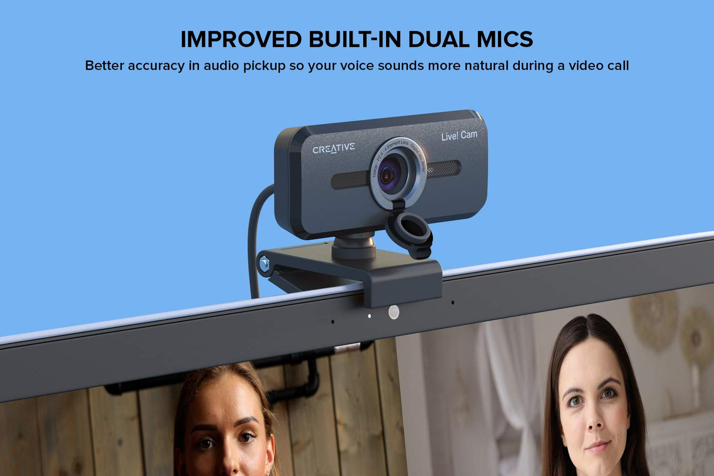 Creative Live! Cam V2 Full HD Wide-Angle USB Webcam - 5390660194696