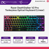 Razer DeathStalker V2 Pro TKL Wireless Linear Red Low-Profile Gaming Keyboard - Black - 8886419348429