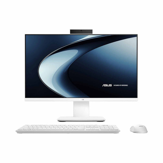 Asus AiO V400 2025 V470VAT-WPF079W 27-Inch FHD Desktop (i7-13620H /16GB / 1TB SSD / WiFi 6E / 3YR / WIN 11 Home / Touch / 3YR / White) - V470VAT-WPF079W