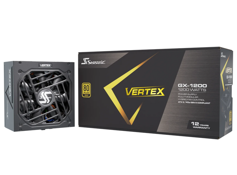 SEASONIC VERTEX GX-1000W ATX3.1 80+ GOLD FULLY MODULAR PSU - 4711173877714