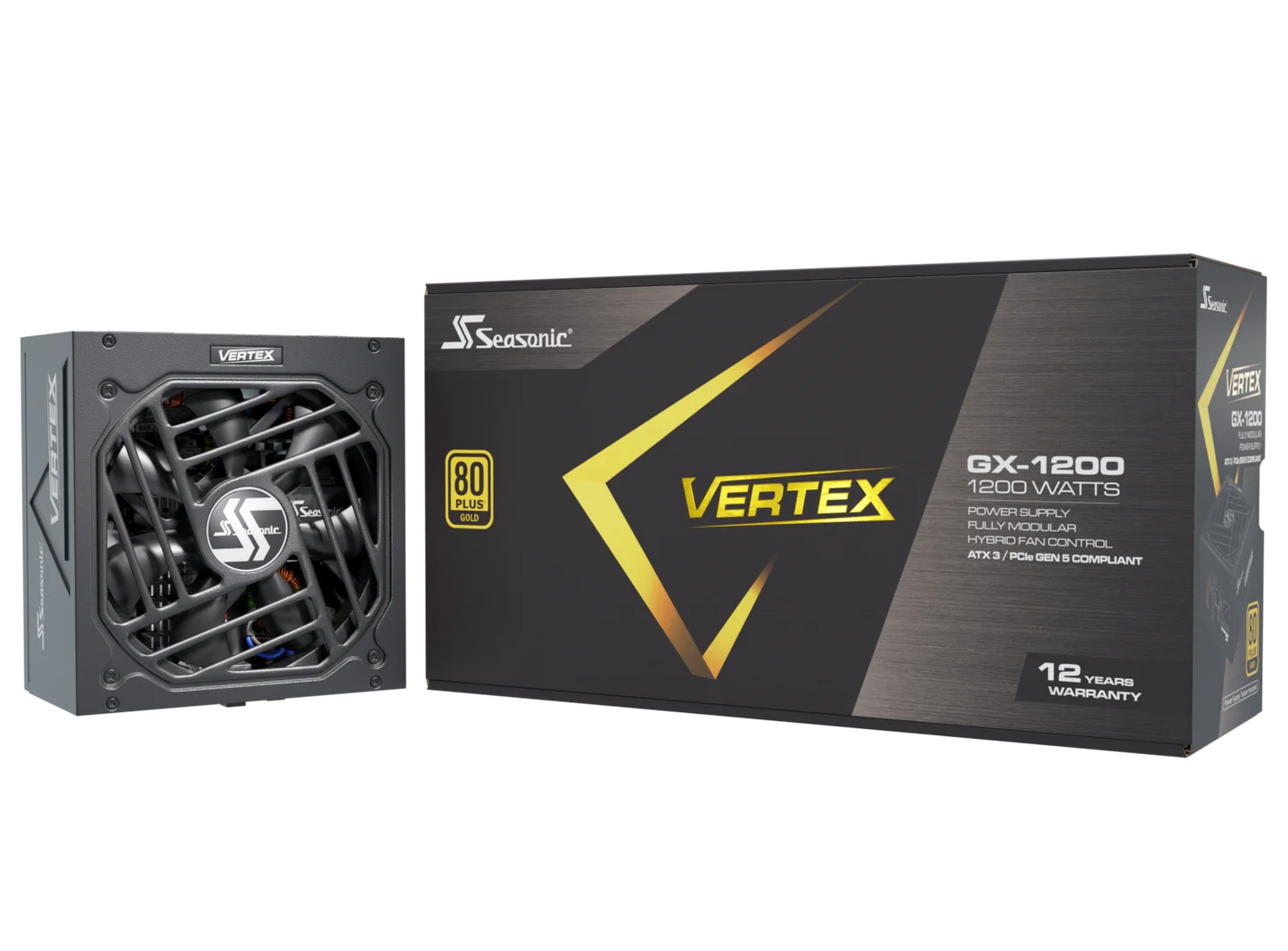 SEASONIC VERTEX GX-1000W ATX3.1 80+ GOLD FULLY MODULAR PSU - 4711173877714