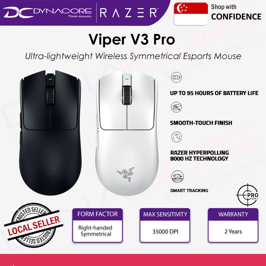 Razer Viper V3 Pro Ultra-lightweight Wireless Symmetrical Esports