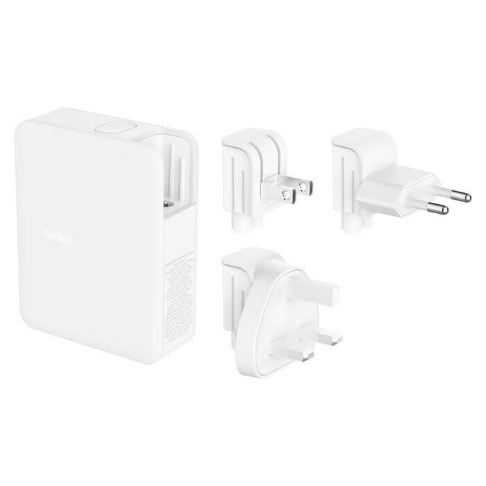 BELKIN USB 3X C, 1X A GAN CHR 140W W MULTI TIP - 745883857647