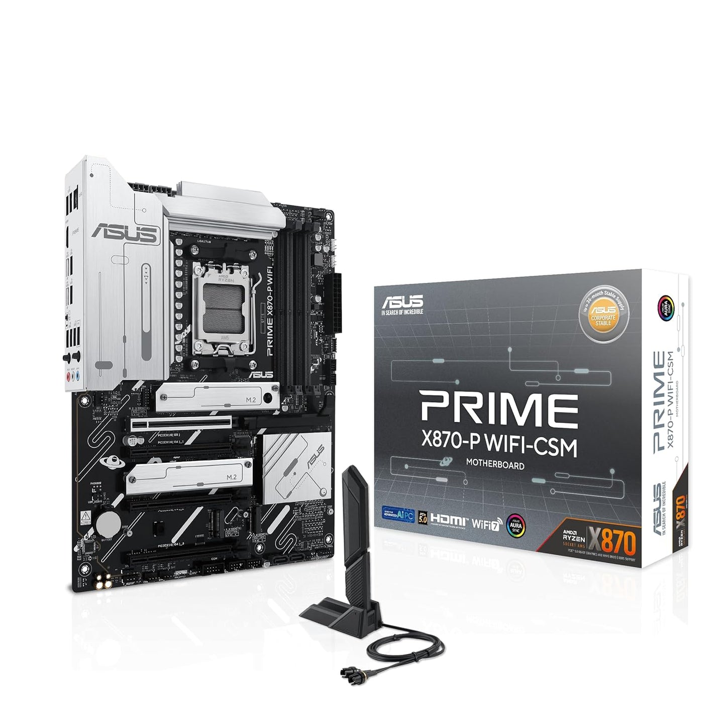 ASUS PRIME X870-P WIFI CSM ATX motherboard - 197105718173