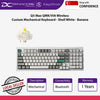 Keychron Q5 Max QMK/VIA Wireless Custom Mechanical Keyboard - Shell White - Banana - 4895248864431
