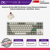 Keychron Q3 Max QMK/VIA Wireless Custom Mechanical Keyboard - Shell White - Brown - 4895248865537