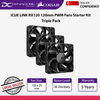 Corsair iCUE LINK RX120 120mm PWM Fans Starter Kit Triple Pack - 840006680840