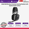 Corsair HS80 RGB Wireless Premium Gaming Headset with Spatial Audio Carbon - 840006625926