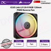 Corsair iCUE Link LX120-R RGB 120mm PWM Reverse Fan Single Pack - Black - 840006688686