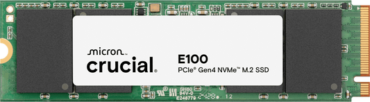 CRUCIAL E100 2TB 5000MB/s PCIe GEN4 NVMe M.2 SSD(3YRS) - 649528946164