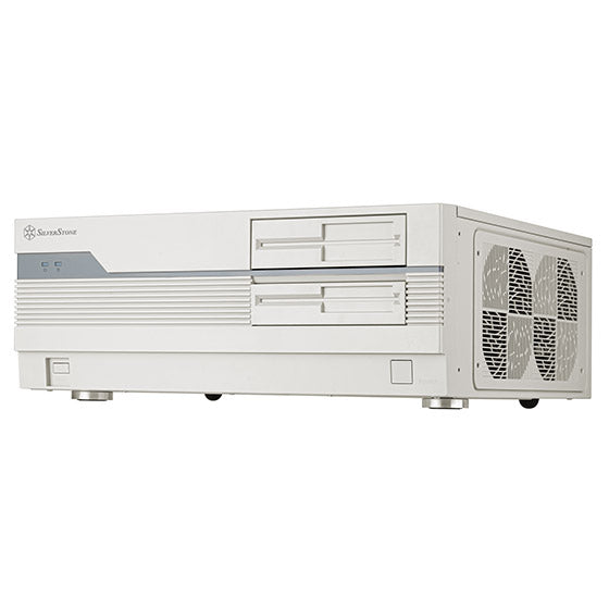 Silverstone FLP01 Retro-inspired HTPC Desktop Chassis SST-FLP01W - SSTFLP01W