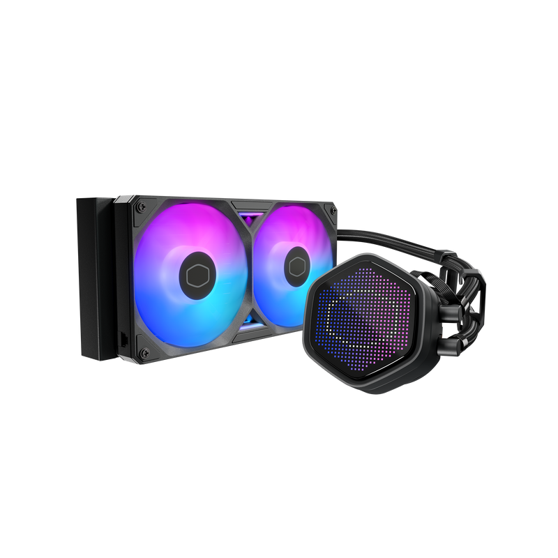 Cooler Master MasterLiquid 240 Atmos II Pixel LED ARGB | 240mm AIO Liquid Cooler - 884102131899