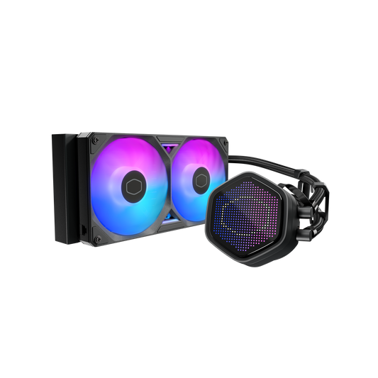 Cooler Master MasterLiquid 240 Atmos II Pixel LED ARGB | 240mm AIO Liquid Cooler - 884102131899