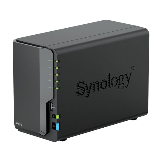 SYNOLOGY DS225+ 2-BAY 4CORE 2GB 2.5GBE NAS STORAGE(3YRS CARRY-IN) - 4711174726387