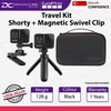 GoPro Travel Kit Includes Magnetic Swivel Clip, Shorty, and Compact Case - AKTTR-002 - 818279024142