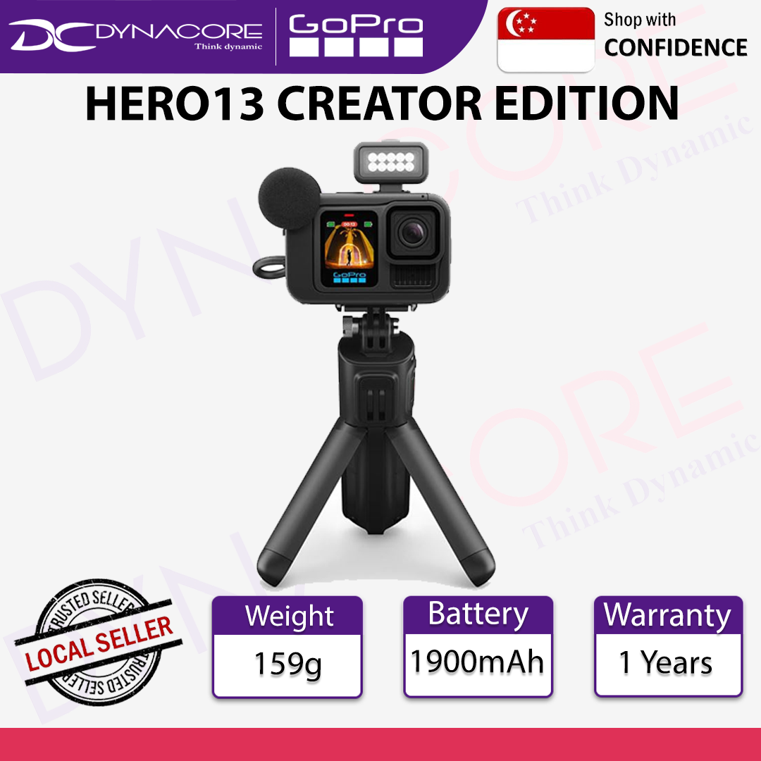 GoPro Hero13 Creator Edition Action Camera - CHDFB-131-AS - 810116381678