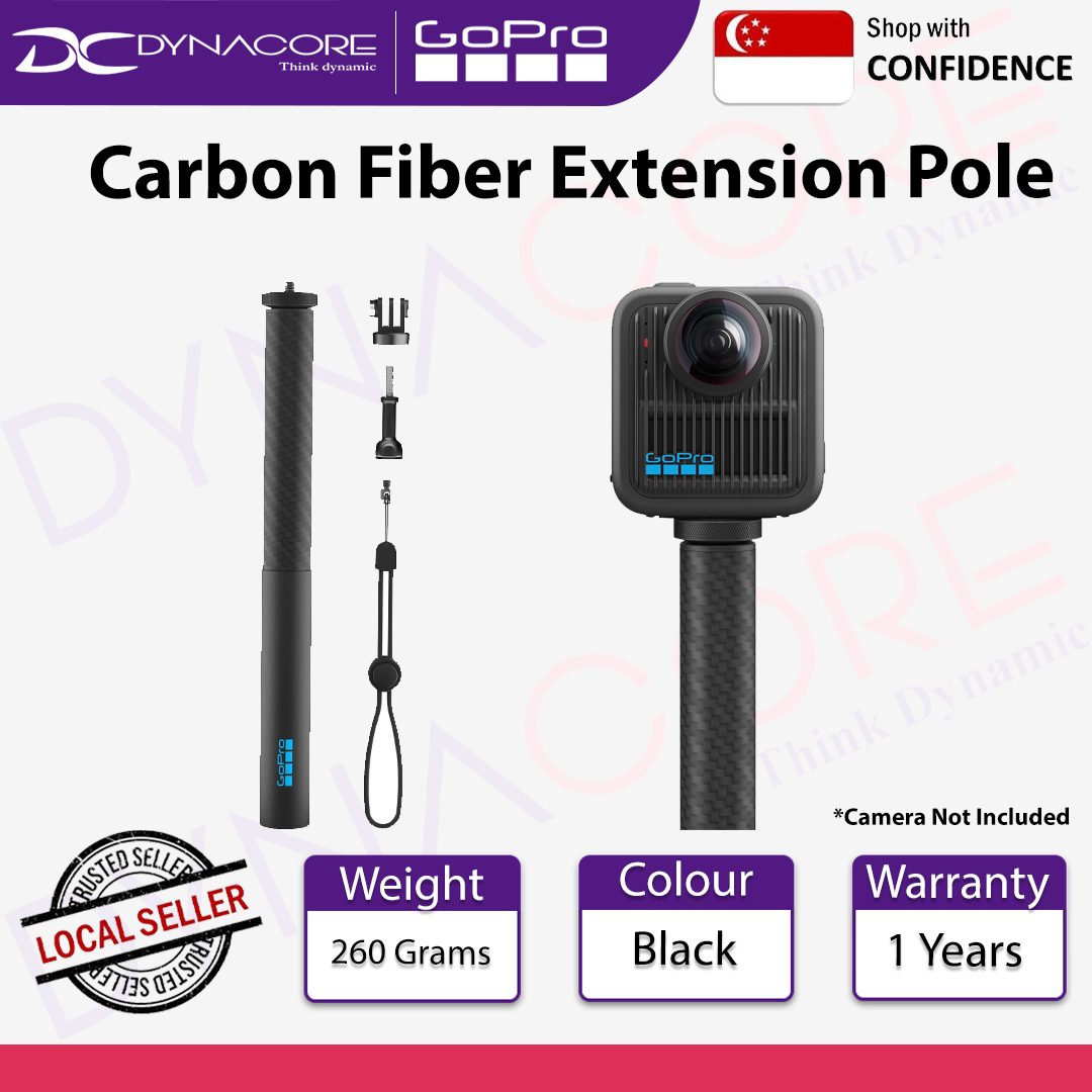 GOPRO 40IN (1M) CARBON FIBER EXTENSION POLE - AINVM-001 - 810116383962