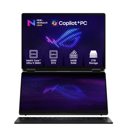 ASUS ROG ZEPHYRUS DUO - GX651AX-SR010W 16IN OLED 3K INTEL CORE ULTRA 9 386H 64GB RAM 2TB SSD RTX 5090 - GX651AX-SR010W