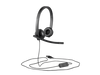 LOGITECH H570E MONO USB-A HEADSET TEAMS (2Y) - 981-001556 - 097855203380