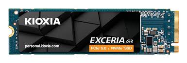 KIOXIA EXCERIA  G3 NVME R10000 W8900 PCIE 5x4 2TB P/N - LVC10Z002TG8 - 4582761161511