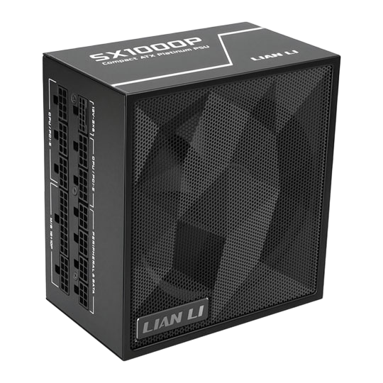 Lian Li SX1000P-1000W Fully Modular 80 Plus Platinum ATX 3.1 Black Power Supply - 4718466021106