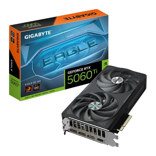 Gigabyte GeForce RTX 5060 Ti EAGLE OC 16GB GDDR7 Graphics Card GV-N506TEAGLE OC-16GD - 4719331356071