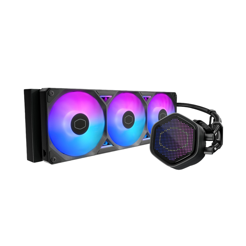 Cooler Master ML ATMOS II PIXEL LED 240 AIO Liquid CPU Cooler - Black - 4719512159613