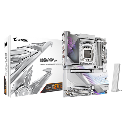 Gigabyte X870E AORUS Master X3D ICE AMD AM5 DDR5 ATX Motherboard - 4719331876517