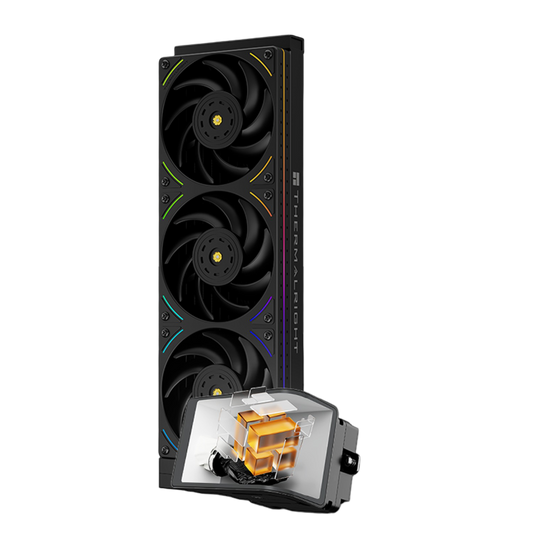 Thermalright Wonder Vision 360 UB ARGB LCD AIO Liquid CPU Cooler - Black / White